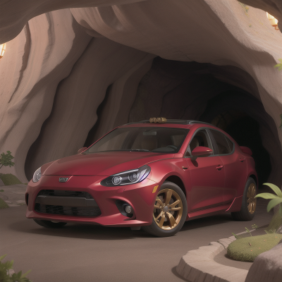 Image For Post Anime, cave, car, villain, saxophone, map, HD, 4K, AI Generated Art