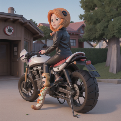 Image For Post Anime, surprise, betrayal, hot dog stand, motorcycle, panda, HD, 4K, AI Generated Art