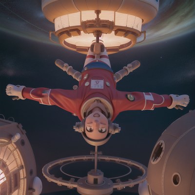 Image For Post Anime, circus, force field, space station, astronaut, museum, HD, 4K, AI Generated Art