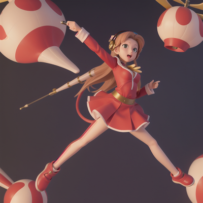 Image For Post Anime, helicopter, flute, magic wand, maze, circus, HD, 4K, AI Generated Art