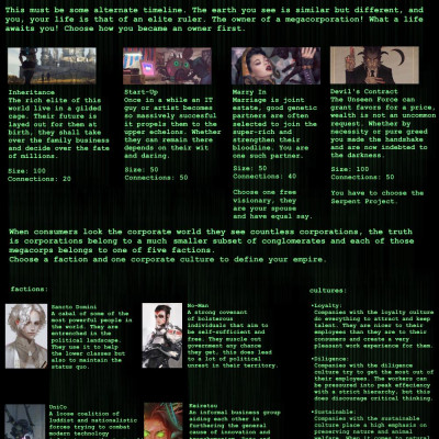 Image For Post Megacorp CYOA