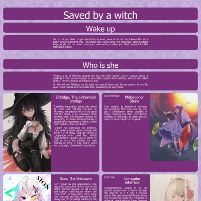 Image For Post Saved by a Witch v2 CYOA