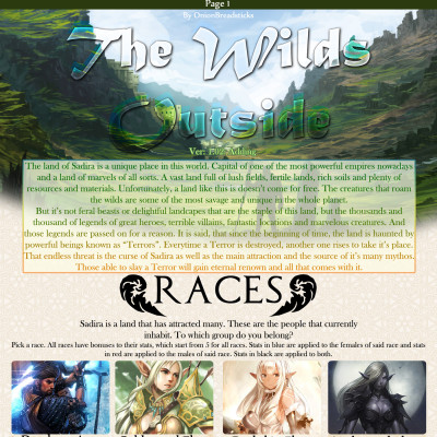 Image For Post The Wilds Outside CYOA v 1.02 by  OnionBreadsticks