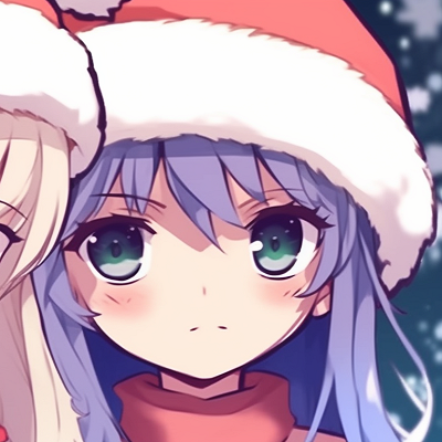 Image For Post | Two characters in Santa Claus outfits, bold lines and rosy cheeks hinting Christmas spirits. elegant matching christmas pfp pfp for discord. - [matching christmas pfp, aesthetic matching pfp ideas](https://hero.page/pfp/matching-christmas-pfp-aesthetic-matching-pfp-ideas)