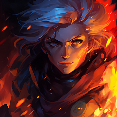 Image For Post | Two characters, intense expression and blazing flames. valorant duelists matching pfp pfp for discord. - [valorant matching pfp, aesthetic matching pfp ideas](https://hero.page/pfp/valorant-matching-pfp-aesthetic-matching-pfp-ideas)