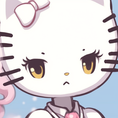 Image For Post | Two characters holding a magical Hello Kitty wand, bright sparkles and clear lines. hello kitty pfp matching styles pfp for discord. - [hello kitty pfp matching, aesthetic matching pfp ideas](https://hero.page/pfp/hello-kitty-pfp-matching-aesthetic-matching-pfp-ideas)