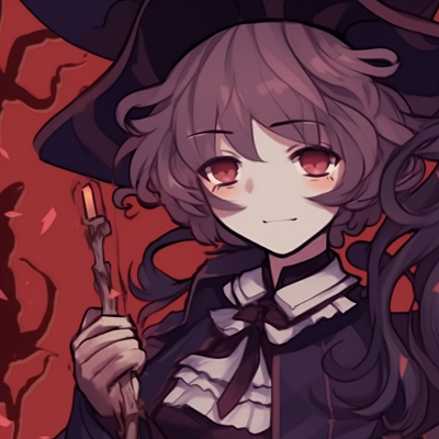 Image For Post | Two characters dressed as vampires, deep crimson and black color scheme. top matching pfp for halloween pfp for discord. - [matching pfp halloween, aesthetic matching pfp ideas](https://hero.page/pfp/matching-pfp-halloween-aesthetic-matching-pfp-ideas)