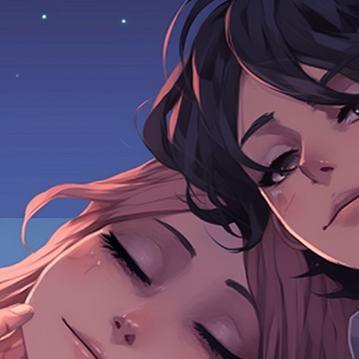 Image For Post | Two characters under a starry sky, soft color palette, lying down side by side. pinterest matching pfp images pfp for discord. - [pinterest matching pfp, aesthetic matching pfp ideas](https://hero.page/pfp/pinterest-matching-pfp-aesthetic-matching-pfp-ideas)