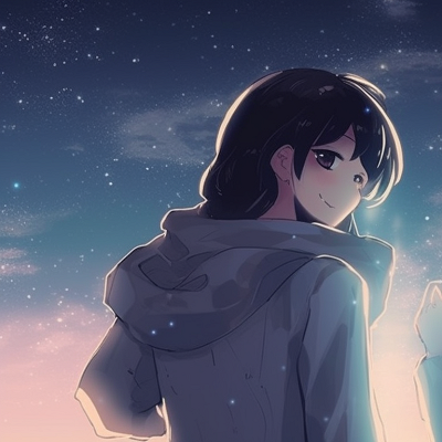 Image For Post | Two characters under the starry sky, luminous shading and interlocked hands. creative inspiration for best friends matching pfp pfp for discord. - [best friends matching pfp, aesthetic matching pfp ideas](https://hero.page/pfp/best-friends-matching-pfp-aesthetic-matching-pfp-ideas)