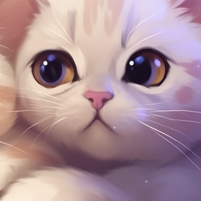 Image For Post | Two characters, as starry-eyed kittens, neon colored outlines and dark background. cute cat matching pfp designer pfp for discord. - [cute cat matching pfp, aesthetic matching pfp ideas](https://hero.page/pfp/cute-cat-matching-pfp-aesthetic-matching-pfp-ideas)