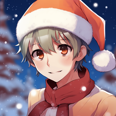 Image For Post | Hokage Naruto in a Christmas setting, bright colors and merry atmosphere. christmas anime series - [christmas pfp anime](https://hero.page/pfp/christmas-pfp-anime)