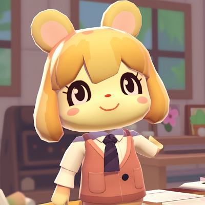 Image For Post | Isabelle, the town secretary, featuring soft colors and clean lines. creation of animal crossing pfp - [animal crossing pfp art](https://hero.page/pfp/animal-crossing-pfp-art)