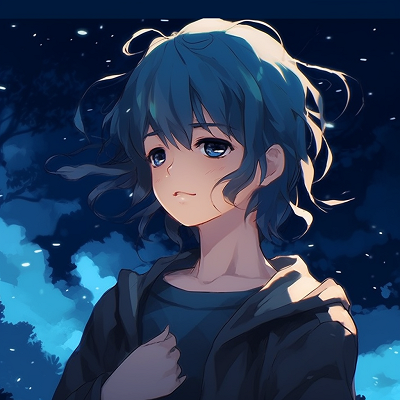Image For Post | Tranquil starlit scene, soft illumination on the character and detailed cosmic elements. gorgeous anime pfp aesthetic - [Aesthetic PFP Anime Collection](https://hero.page/pfp/aesthetic-pfp-anime-collection)