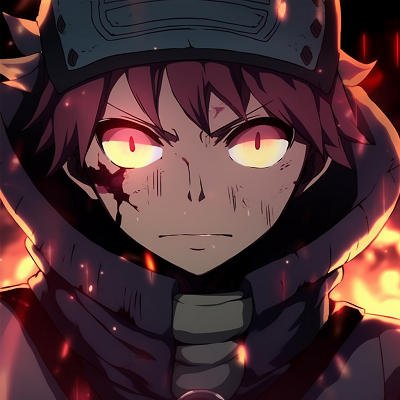 Image For Post | Natsu preparing to attack, emphasis on his fire power and detailed linework. adorable fire anime pfp - [Fire Anime PFP Space](https://hero.page/pfp/fire-anime-pfp-space)