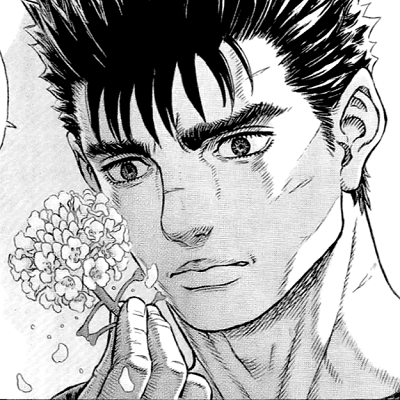 Image For Post | Aesthetic anime & manga PFP for discord, Berserk, Spring Flowers of Distant Days, Part 2 - 329, Page 7, Chapter 329. 1:1 square ratio. Aesthetic pfps dark, color & black and white. - [Anime Manga PFPs Berserk, Chapters 292](https://hero.page/pfp/anime-manga-pfps-berserk-chapters-292-341-aesthetic-pfps)