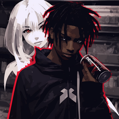 Image For Post | A close up portrait of Playboi Carti turning into a Ghoul, high contrast and dark tones. playboi carti anime pfp aesthetics - [Playboi Carti PFP Anime Art Collection](https://hero.page/pfp/playboi-carti-pfp-anime-art-collection)