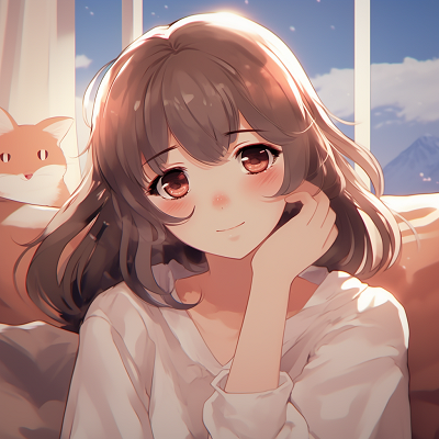 Image For Post | Characters lying on a meadow gazing at the sky, depiction of sky and stars with serene hues. relaxing cute pfp anime - [cute pfp anime](https://hero.page/pfp/cute-pfp-anime)