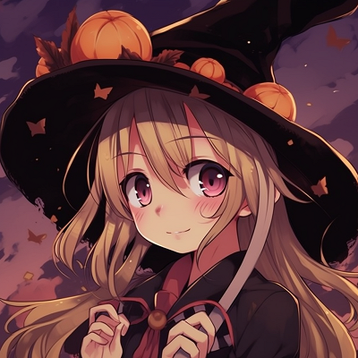 Image For Post Kawaii Witch Profile - adorable anime halloween pfp