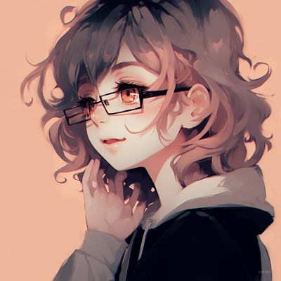 Image For Post | Side profile of an anime girl wearing glasses, pastel colors and soft shading. anime pfp aesthetic icons anime pfp - [pfp anime](https://hero.page/pfp/pfp-anime)