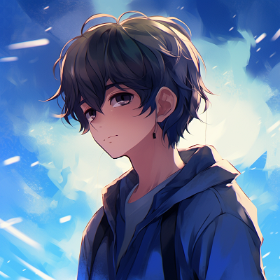 Image For Post | Anime boy profile picture encapsulating a cool demeanor with blue colors. anime pfp boy colors - [Anime Pfp Boy](https://hero.page/pfp/anime-pfp-boy)
