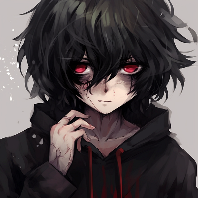Image For Post | Single emo anime character with intricate clothing details. assortment of emo pfp anime - [Emo Pfp Anime Gallery](https://hero.page/pfp/emo-pfp-anime-gallery)