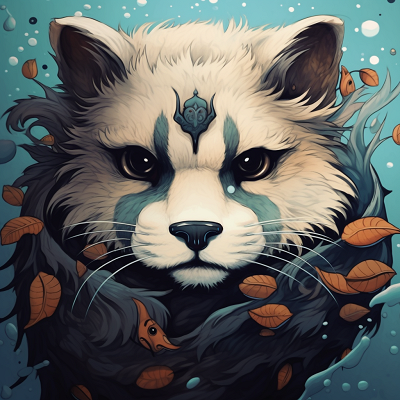 Image For Post | An anime interpretation of a majestic lion, engaging use of contrast and bold linework. animal pfp for nature lovers - [Animal pfp Deluxe](https://hero.page/pfp/animal-pfp-deluxe)