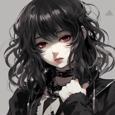 Image For Post | Goth Anime Girl posing with a confident attitude, showcasing intricate outfit details and bold outlines. stylish goth anime girl pfp pfp for discord. - [Goth Anime Girl PFP](https://hero.page/pfp/goth-anime-girl-pfp)