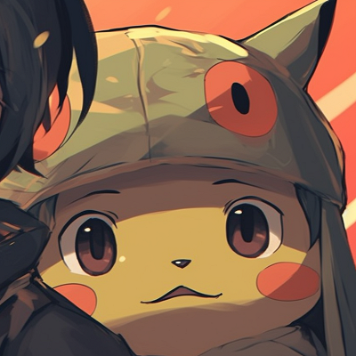 Image For Post | Ash and Pikachu setting off on a journey, dynamic lines and vibrant background. matching pfp concepts pfp for discord. - [off](https://hero.page/pfp/off-brand-matching-pfp-matching-pfps-only)