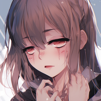 Image For Post | A detailed close-up of an anime girl with tears rolling down her cheeks, adorned by finely crafted facial expressions. anime pfp with tears pfp for discord. - [Crying Anime PFP](https://hero.page/pfp/crying-anime-pfp)