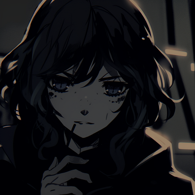 Image For Post | Artwork of a strong female character immersed in dark shadows, intricate costume details. anime pfp dark highlighting female characters pfp for discord. - [Ultimate anime pfp dark](https://hero.page/pfp/ultimate-anime-pfp-dark)