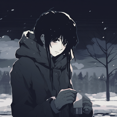 Image For Post Brooding under Moonlight - anime depressed pfp: female characters