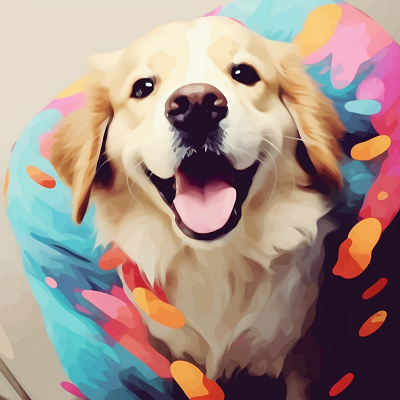 Image For Post | Close-up of an anime Golden Retriever's face, focused on the expressive eyes and shiny fur. dog type pfp pfp for discord. - [Funny Animal PFP](https://hero.page/pfp/funny-animal-pfp)