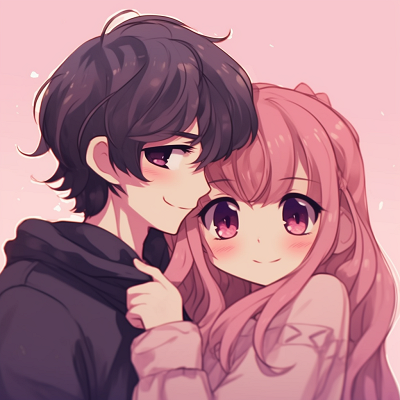 Image For Post | An endearing chibi-style anime couple sharing a kiss, highlighted by blush details and bright, whimsical colors. adorable anime pfp couple ideas pfp for discord. - [anime pfp couple optimized search](https://hero.page/pfp/anime-pfp-couple-optimized-search)