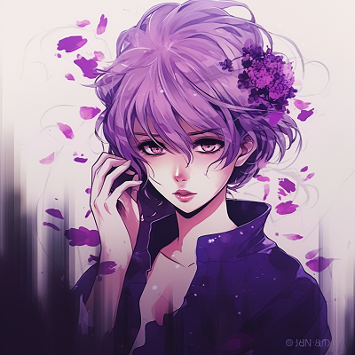 Image For Post | Portrait of a princess with a crown and flowing purple hair, set against a royal purple backdrop, intricate detailing on the tiara and clothing. female purple anime pfp pfp for discord. - [Purple Pfp Anime Collection](https://hero.page/pfp/purple-pfp-anime-collection)