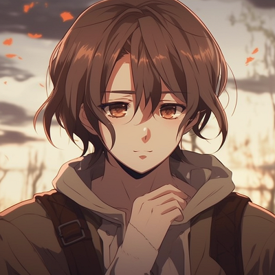 Image For Post Daring Eren's Close up - aesthetic cute anime pfp for boys