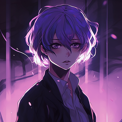 Image For Post | Anime profile picture with a dominating purple aura, highlights a strong character presence. purple anime art pfp pfp for discord. - [Purple Pfp Anime Collection](https://hero.page/pfp/purple-pfp-anime-collection)