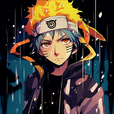 Image For Post Close up of Naruto Drip Edition - aesthetic drippy anime pfp