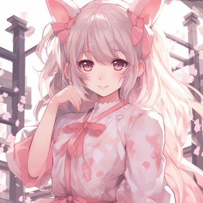 Image For Post | Anime girl dressed in a pink kimono, elegant lines and detailed patterns. adorable pink anime girl pfp images pfp for discord. - [Pink Anime Girl PFP Gallery](https://hero.page/pfp/pink-anime-girl-pfp-gallery)