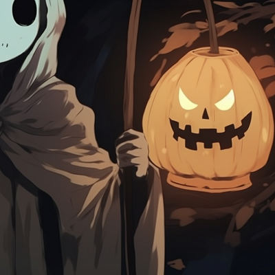 Image For Post | Two characters cloaked in ghost outfits, muted tones and eerie glow. matching halloween pfp ideas pfp for discord. - [matching halloween pfp, aesthetic matching pfp ideas](https://hero.page/pfp/matching-halloween-pfp-aesthetic-matching-pfp-ideas)