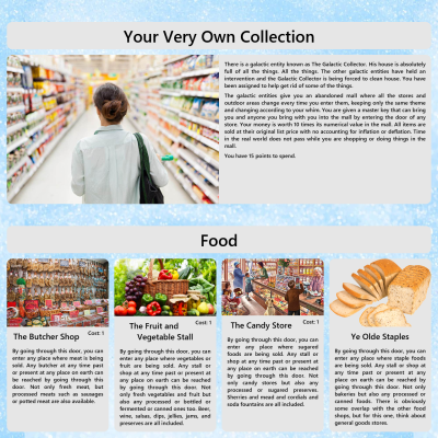 Image For Post Your Very Own Collection CYOA