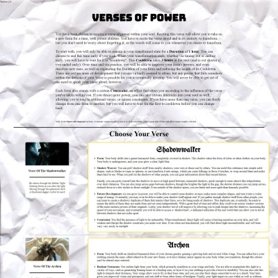 Image For Post Verses of Power CYOA - V2.0 by L_Circe