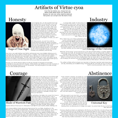 Image For Post Artifacts of Virtue CYOA /tg/