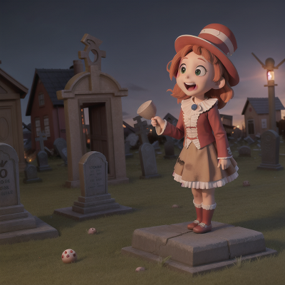 Image For Post Anime, earthquake, haunted graveyard, musician, drought, circus, HD, 4K, AI Generated Art