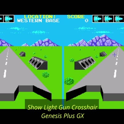 Image For Post Genesis Plus GX - Show Light Gun Crosshair (core option)