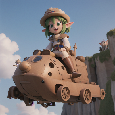 Image For Post Anime, hovercraft, hat, knights, goblin, artificial intelligence, HD, 4K, AI Generated Art