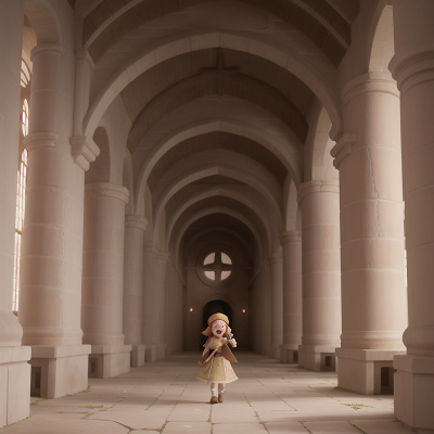 Image For Post Anime, bakery, ancient scroll, drought, cathedral, laughter, HD, 4K, AI Generated Art