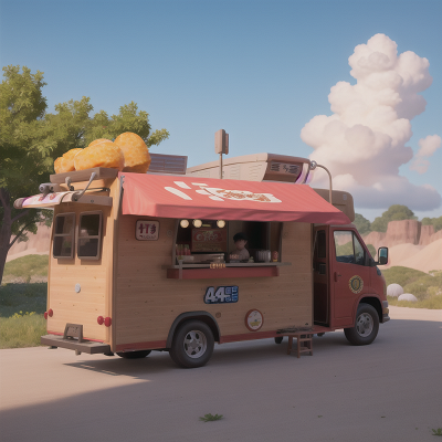 Image For Post Anime, success, holodeck, sushi, trumpet, taco truck, HD, 4K, AI Generated Art