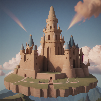 Image For Post Anime, wizard's hat, sphinx, yeti, medieval castle, wormhole, HD, 4K, AI Generated Art