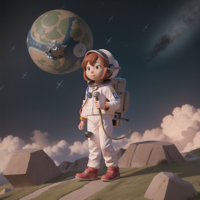 Image For Post Anime, astronaut, doctor, wizard, earthquake, dog, HD, 4K, AI Generated Art