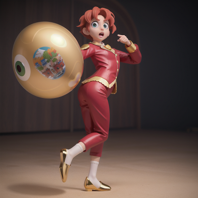 Image For Post Anime, suspicion, scientist, dancing, golden egg, circus, HD, 4K, AI Generated Art